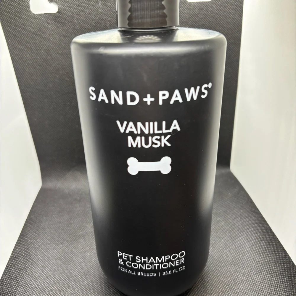 Sand + Paws Vanilla Musk Pet Shampoo & Conditioner